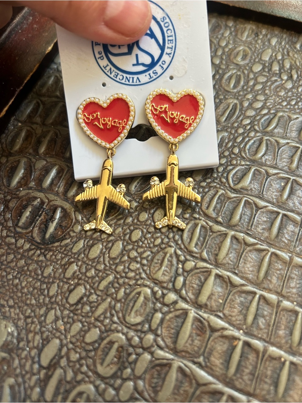 Sugarfix by BaubleBar Bon Voyage Airplane Dangle Earrings